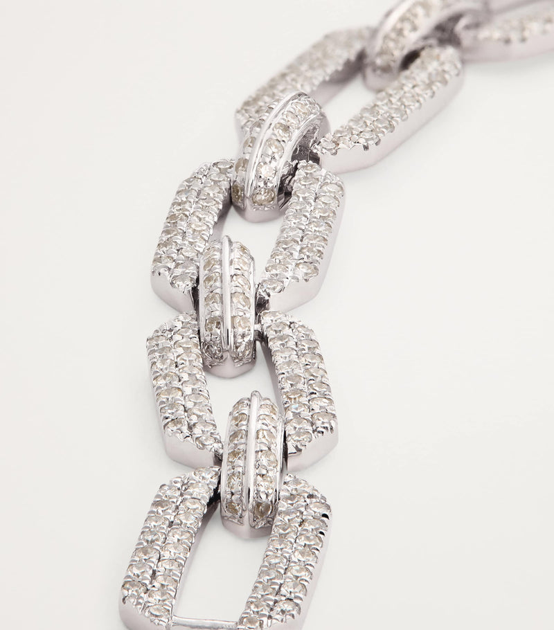 SHAY Geo Link bracelet white gold diamonds - British product