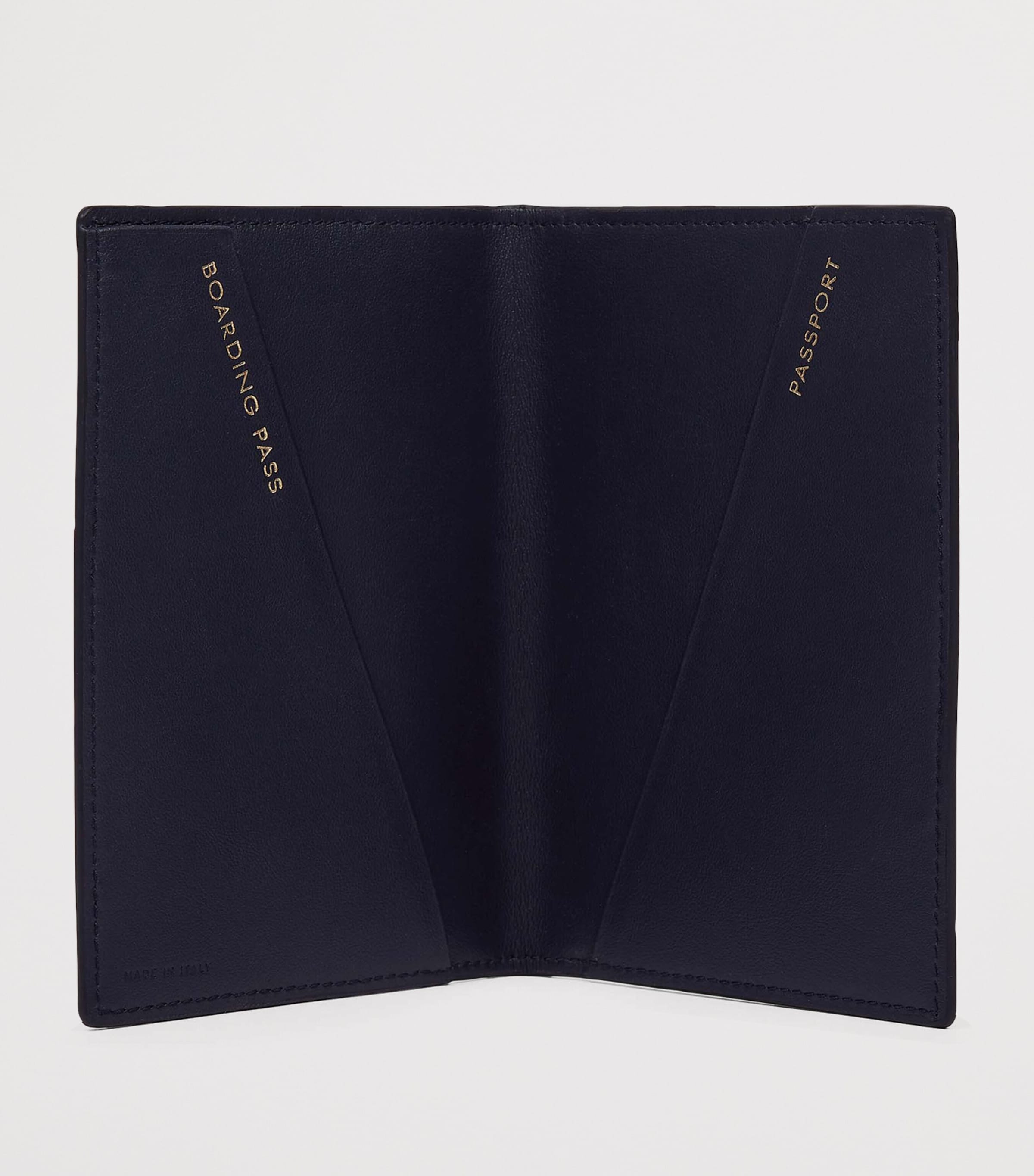 Smythson Panama Leather Stars passport cover (British brand)