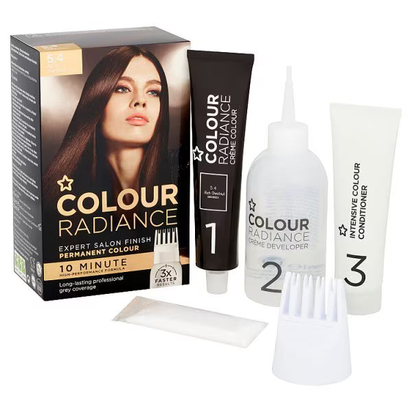 Superdrug Rich Chestnut permanent hair dye (British brand)