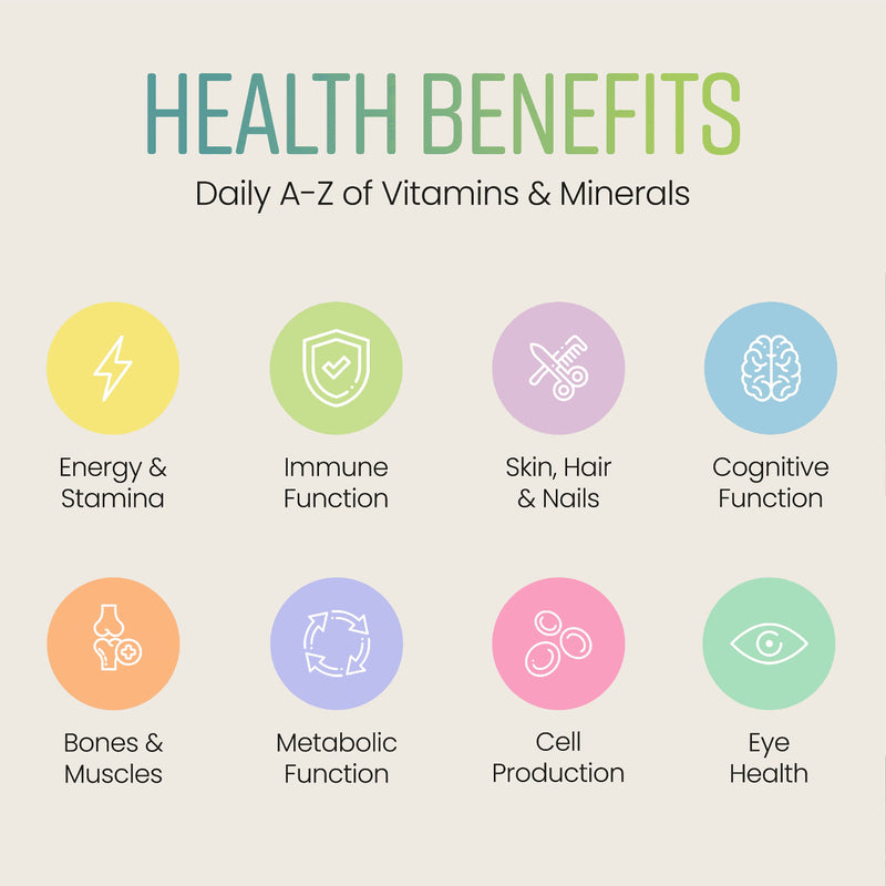 VitaBright multivitamin tablets 27 nutrients 400 tablets (British brand)