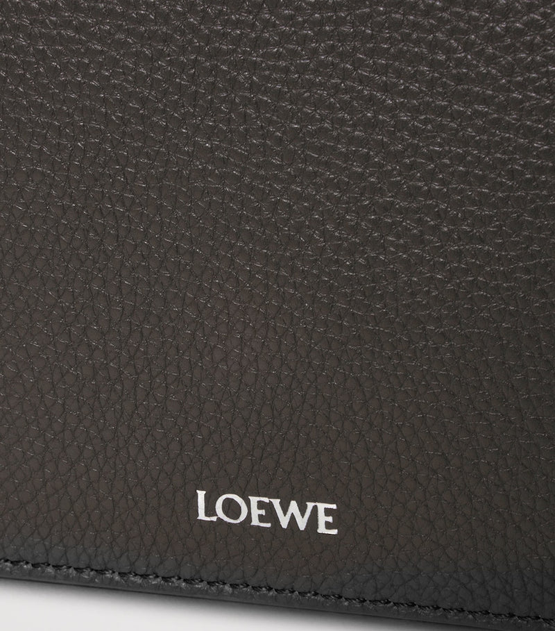LOEWE Pebble leather messenger bag medium size (British brand)