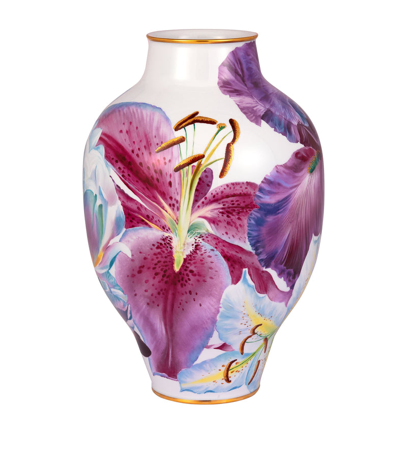 Porcelain Floral Bloom Garden Vase, 56cm Height