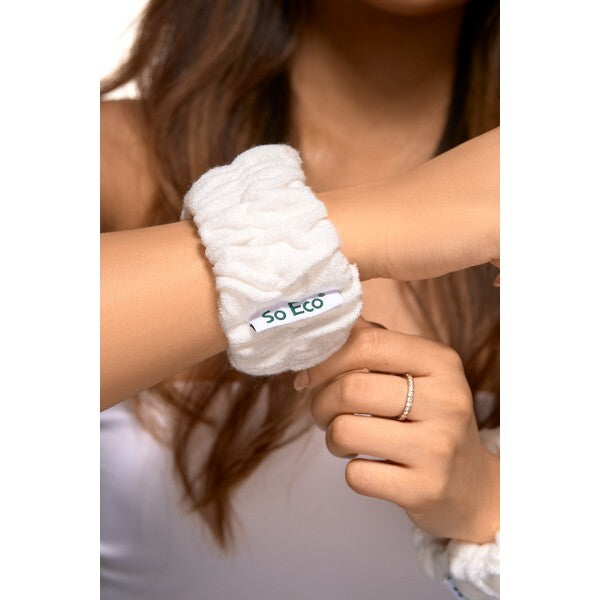 So Eco wrist wash bands ultra-soft cotton, imported from the UK