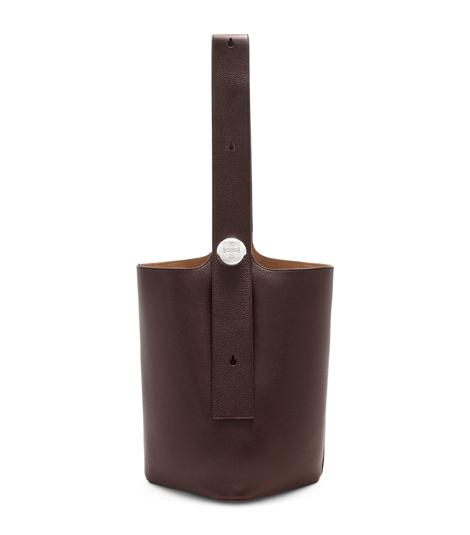 LOEWE Pebble bucket bag calfskin leather (British brand)