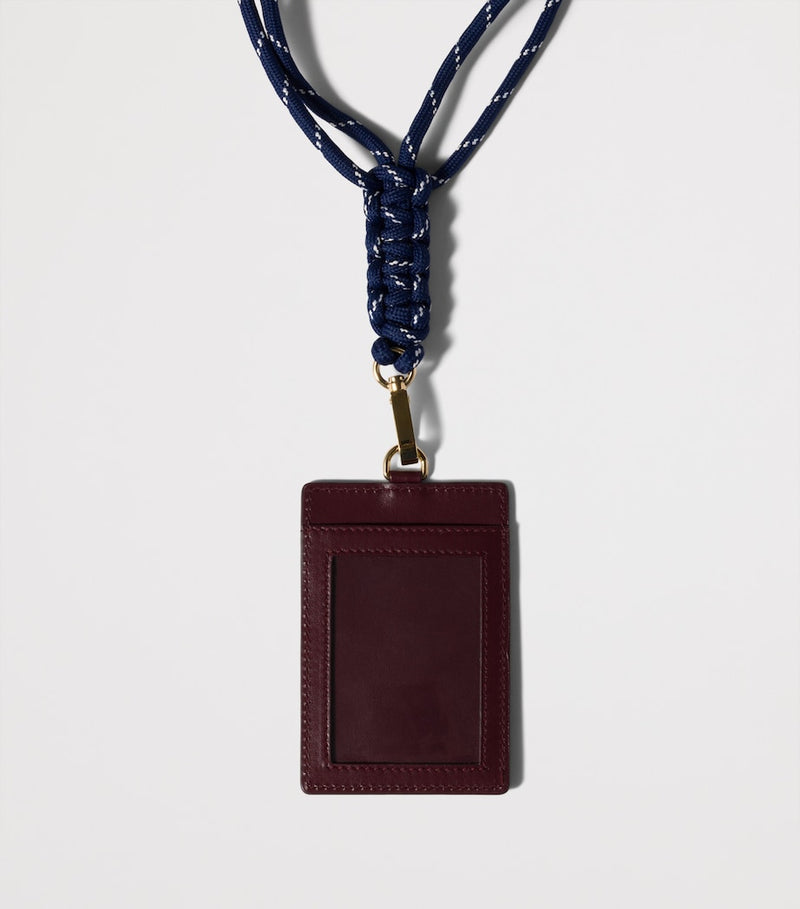 Miu Miu leather card holder with cord, UK version