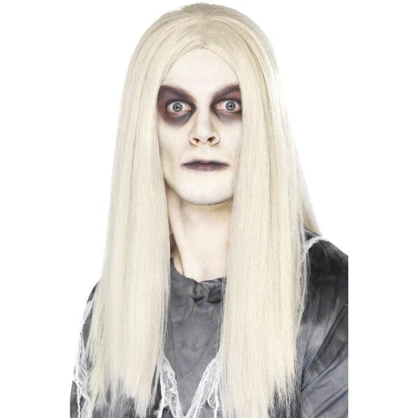 Smiffys Ghostly Spirit Wig grey - (British brand)