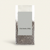Holland & Barrett Chia Seeds 200g soft plastic pack, UK version