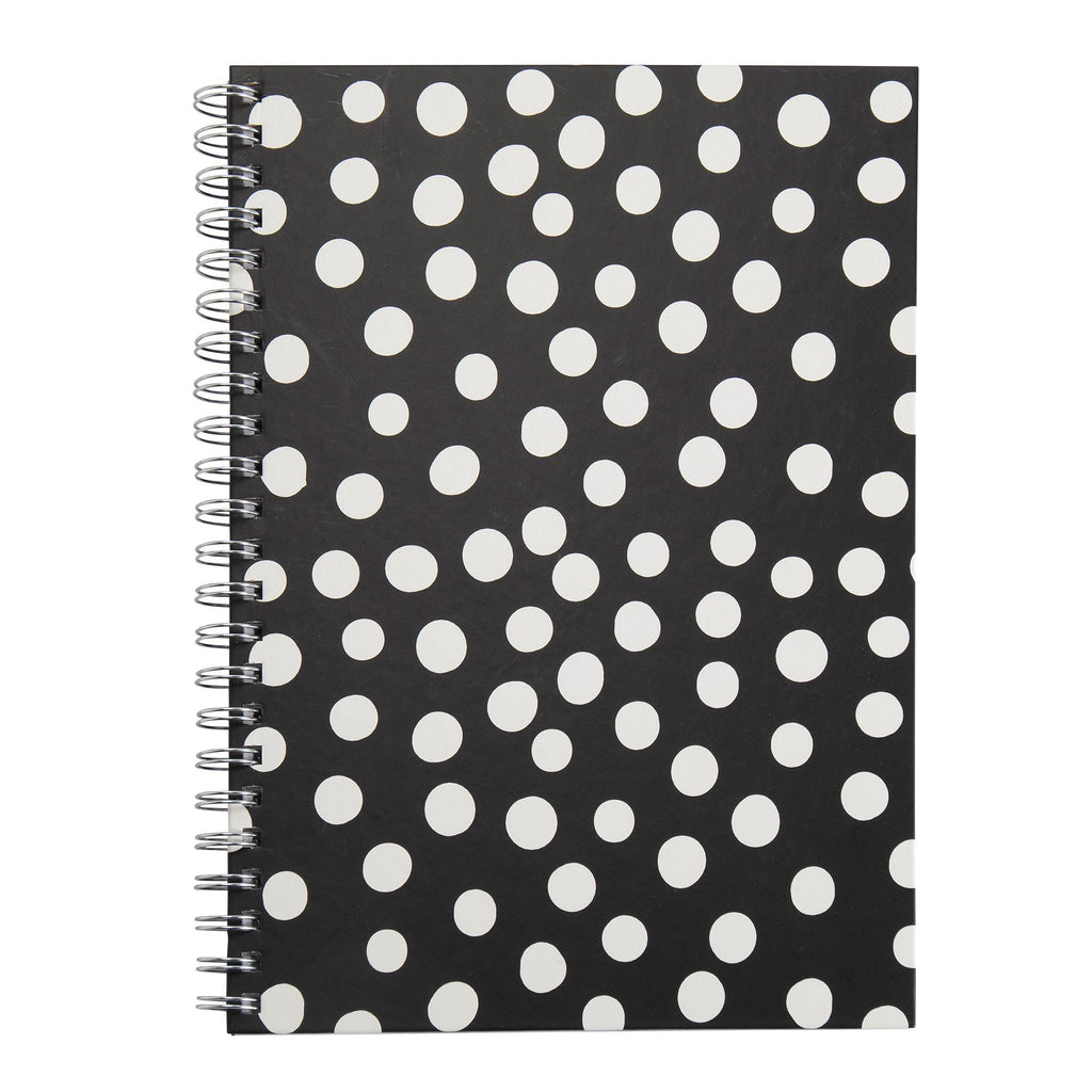 Sainsbury's Home Spotty Wiro Notebook A4