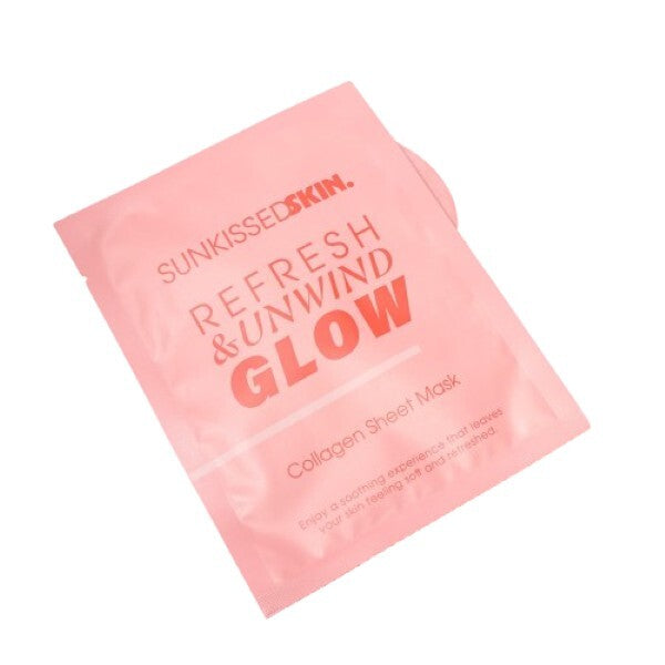 Sunkissed collagen face mask gift set 10 pack, imported from the UK