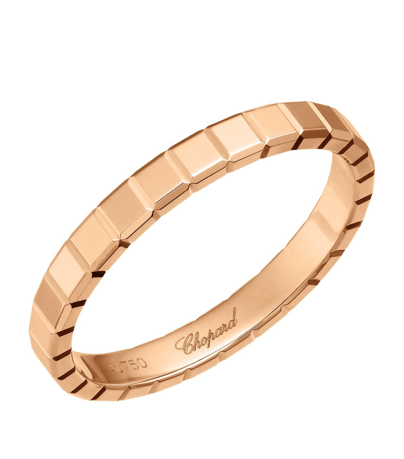 Chopard Ice Cube ring rose gold 18kt, imported from the UK