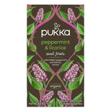 Pukka Peppermint & Licorice Tea 20 Tea Bags Herbal Tea Holland&Barrett   