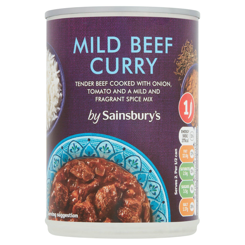 Sainsbury's Mild Beef Curry 392g