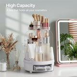 Livingandhome rotating cosmetic storage organiser 25cm - British product