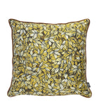 Fornasetti silk cushion with owl design, 50cm square - British product