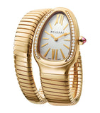Bvlgari yellow gold diamond Serpenti Tubogas watch 35mm, imported from the UK