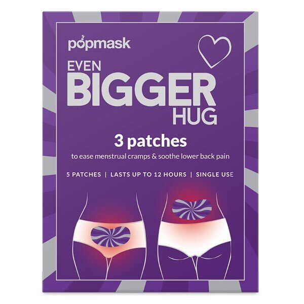 Popmask Even Bigger Hug 3 Pack Self Warming Menstrual Pads GOODS Superdrug   