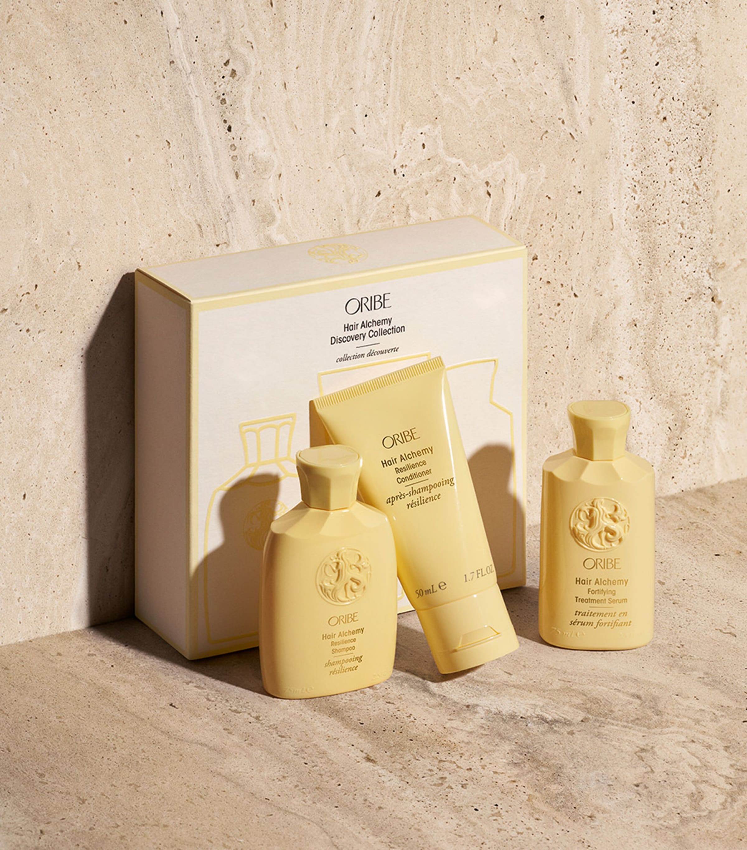 Oribe Hair Alchemy Discovery Set, imported from the UK