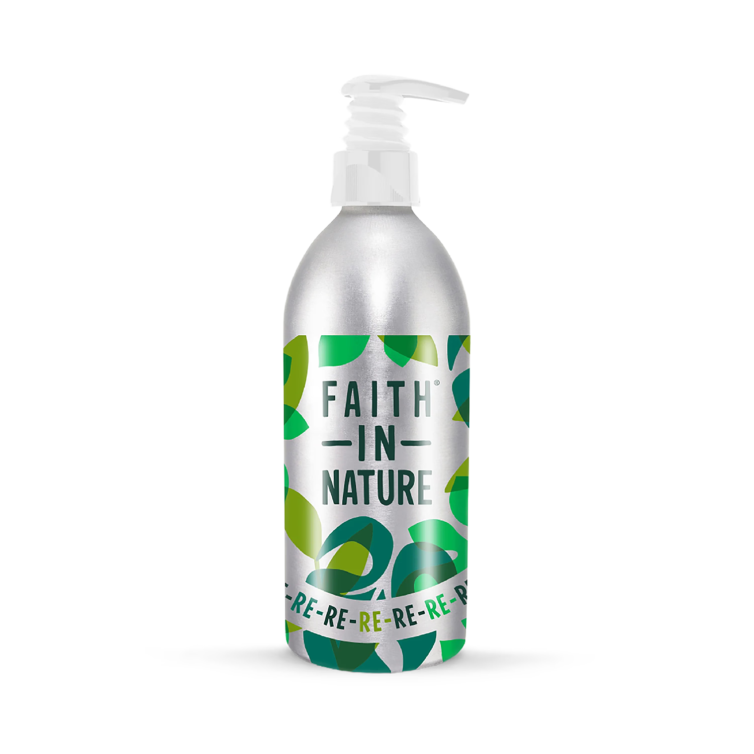 Aluminium Refillable Bottle with Pump 450ml