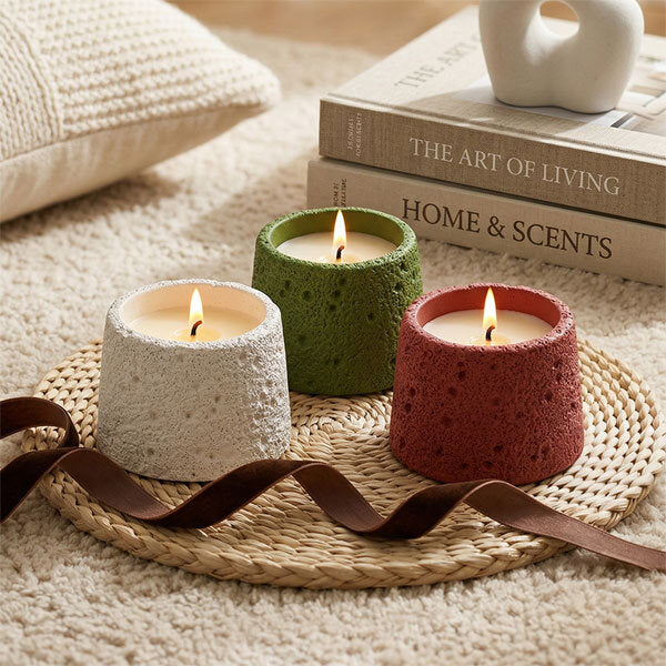 Livingandhome soy wax candles mixed scents 3x70g (British brand)