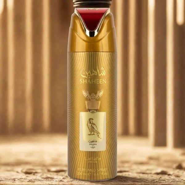 Lattafa Shaheen Gold body spray 200ml, UK version