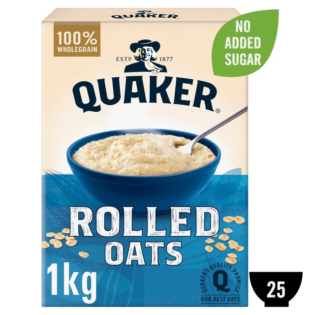 Quaker Rolled Oats Porridge Cereal   1kg Cereals M&S   