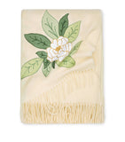 Loretta Caponi Virgin Wool Camelia Throw 132cm x 159cm, UK version