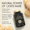 SuperSelf organic Lion's Mane mushroom supplement 30 capsules, UK version