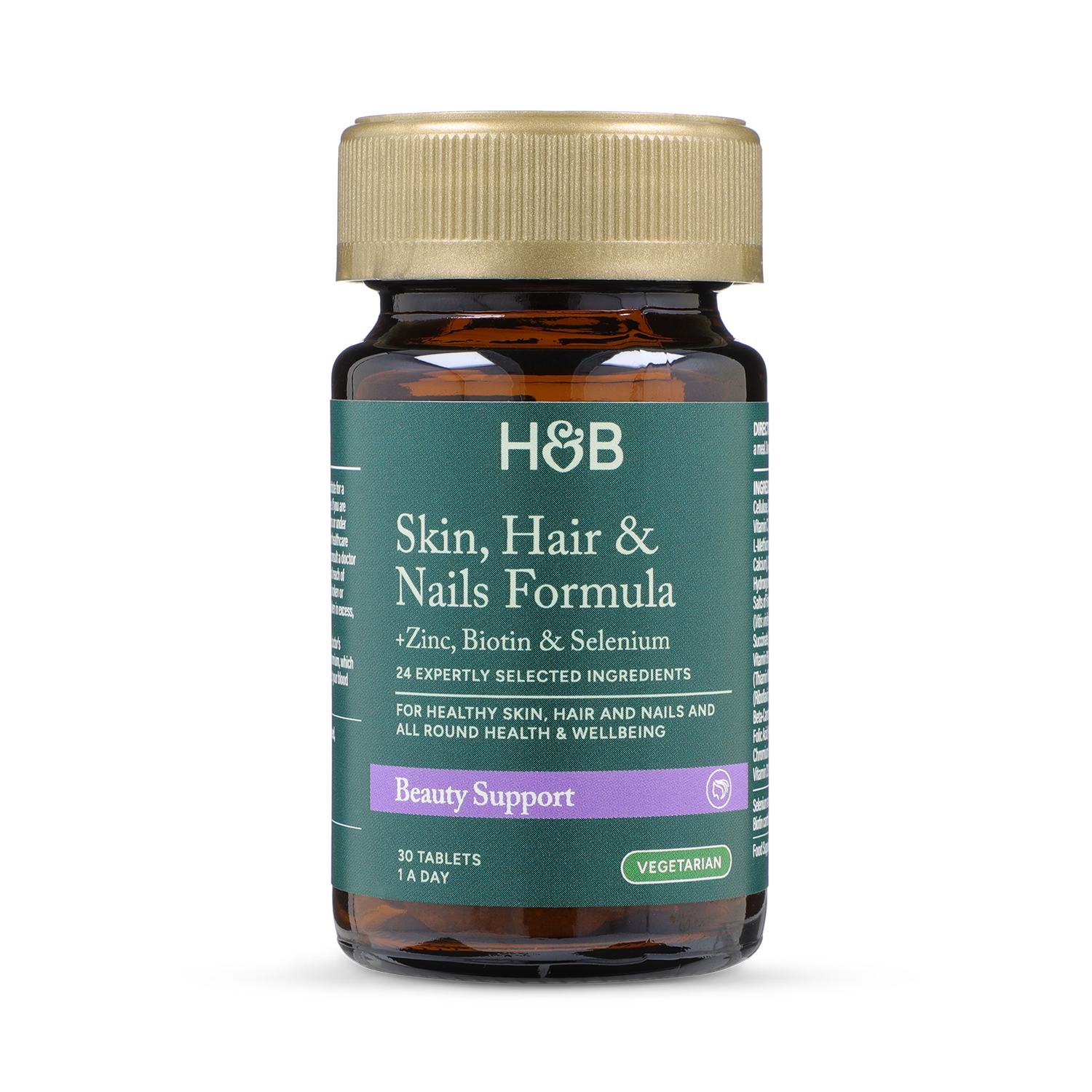 Holland & Barrett Skin Hair Nails Formula 30 Tablets, UK version