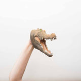 Wild Thingz crocodile hand puppet with realistic features (British brand)