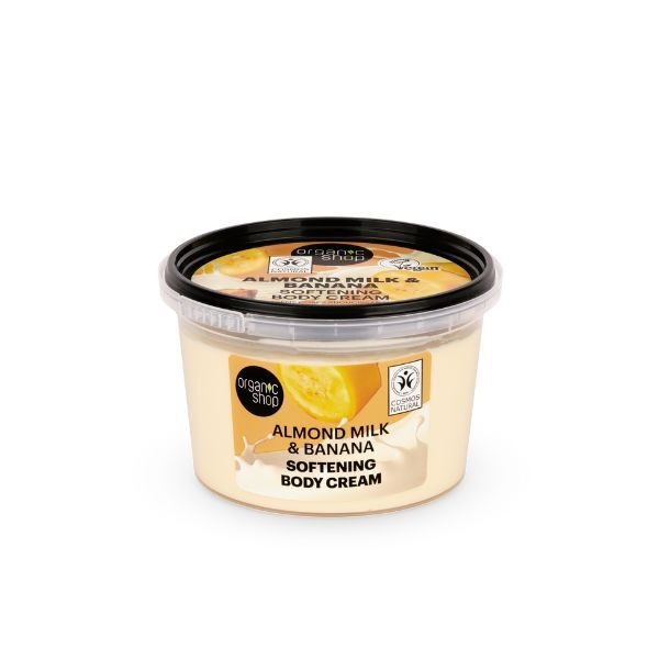 Organic Shop body cream Almond Milk & Banana 250ml - British product