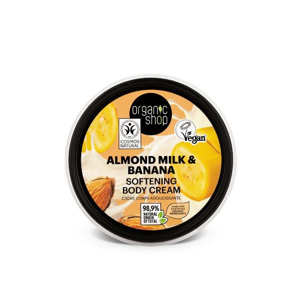 Organic Shop body cream Almond Milk & Banana 250ml - British product