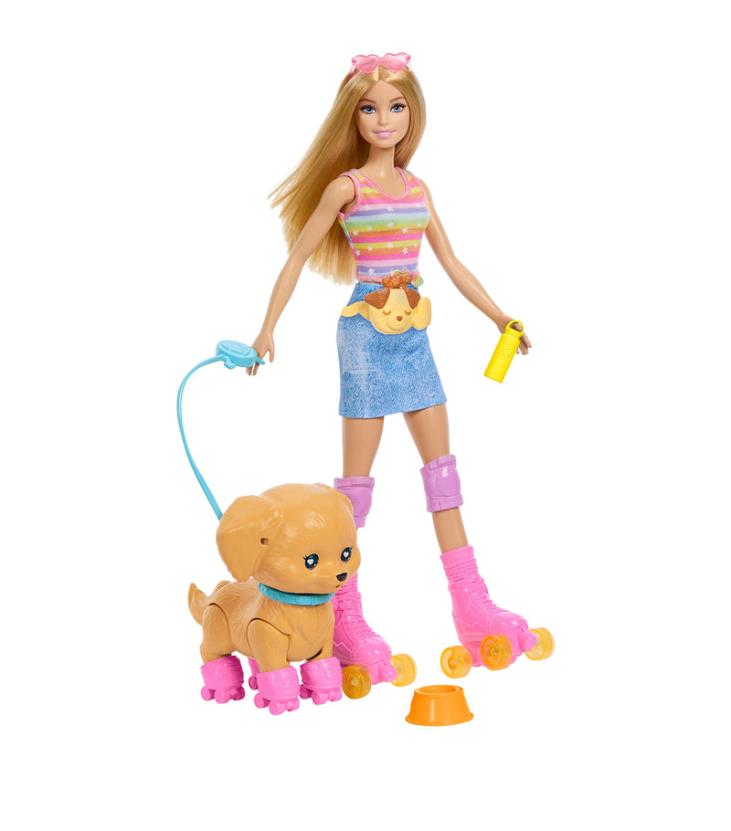 Barbie Skate and Run Pup Doll set with accessories - British product