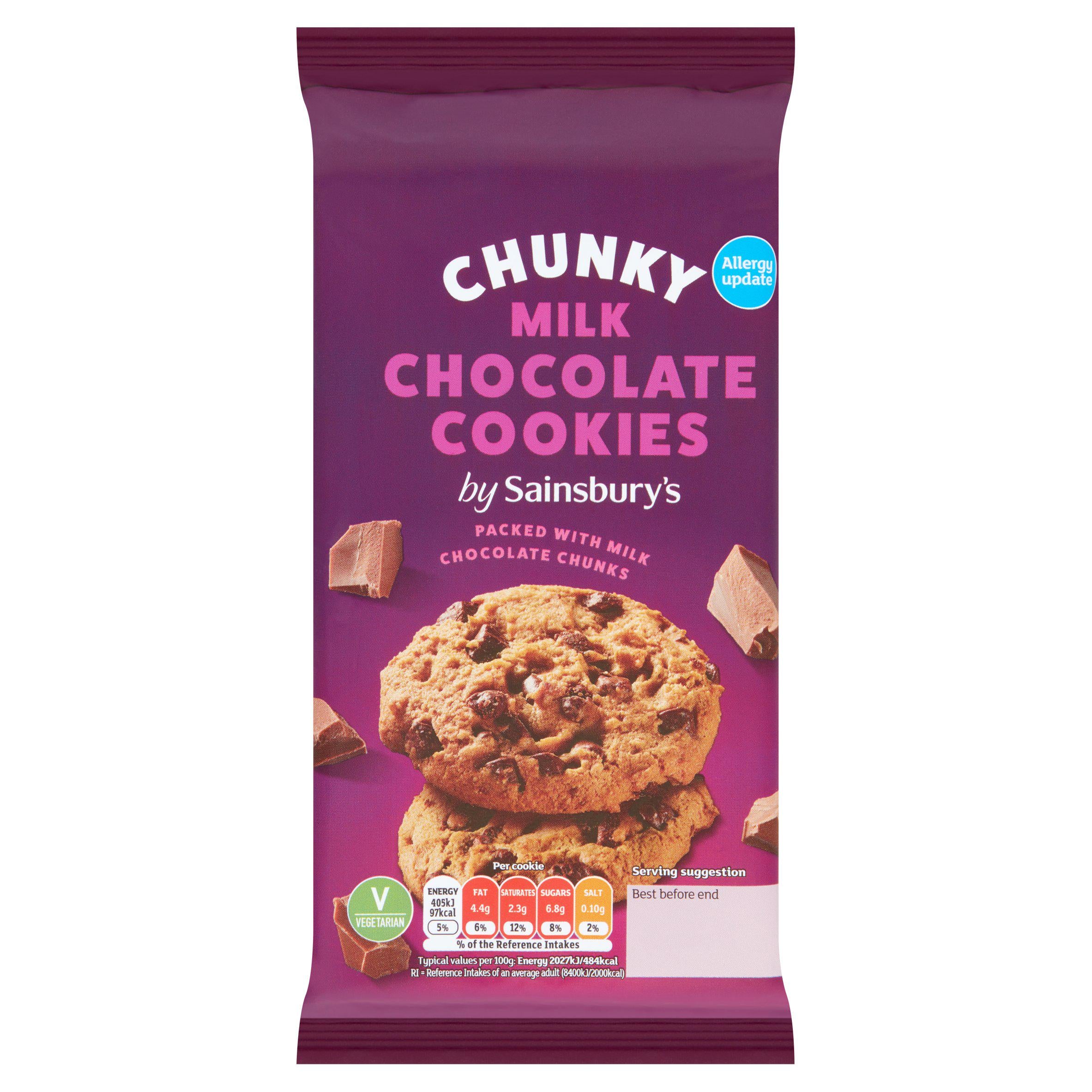 Sainsbury's Chocolate Chunk Cookies 200g GOODS Sainsburys   