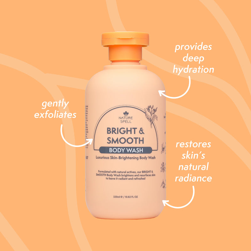 Nature Spell bright and smooth body wash 320ml, UK version