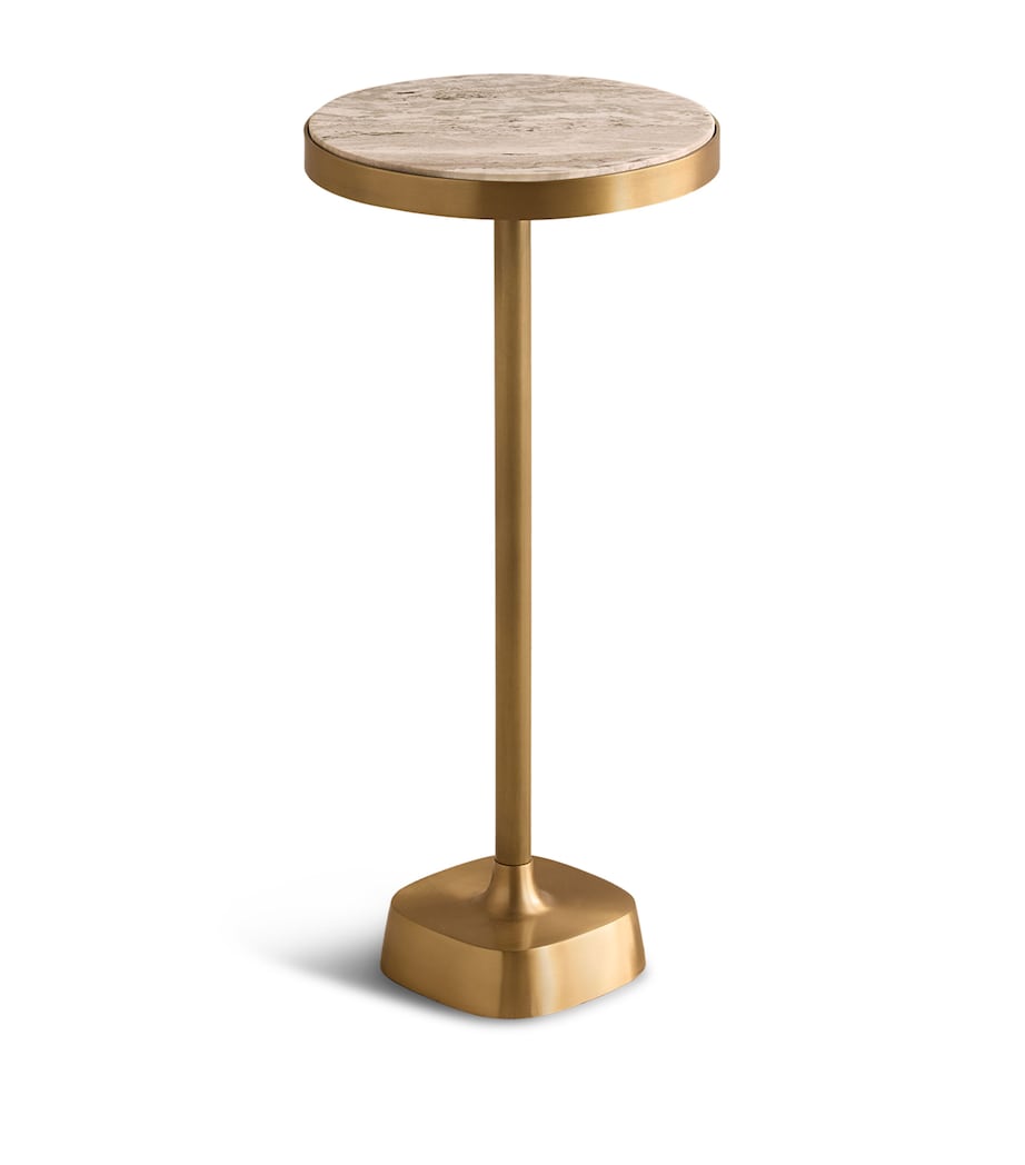 Table d'appoint Arlon Soho Home en marbre Terra Bianca (marque britannique)