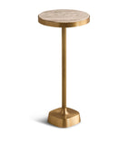 Table d'appoint Arlon Soho Home en marbre Terra Bianca (marque britannique)