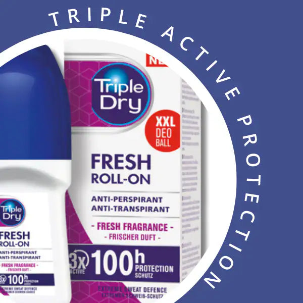 DNR Triple Dry Fresh Roll On 50ml - British product