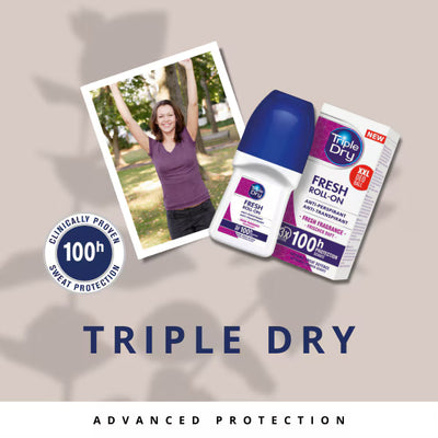 DNR Triple Dry Fresh Roll On 50ml