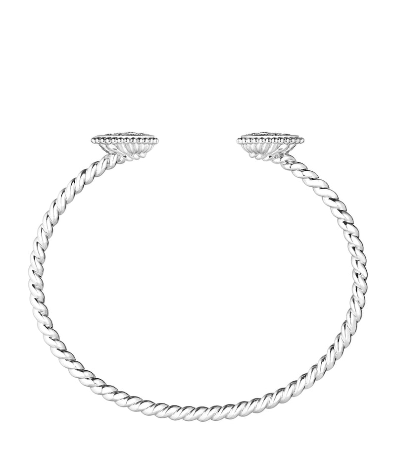 Boucheron Serpent Bohème bracelet white gold diamonds, imported from the UK