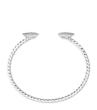 Boucheron Serpent Bohème bracelet white gold diamonds, imported from the UK