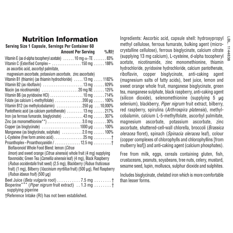 NaturesPlus HEMA-PLEX iron supplement 60 capsules - British product