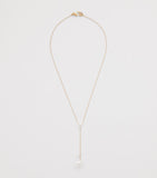 Sophie Bille Brahe yellow gold and pearl Trois Moon necklace, UK version