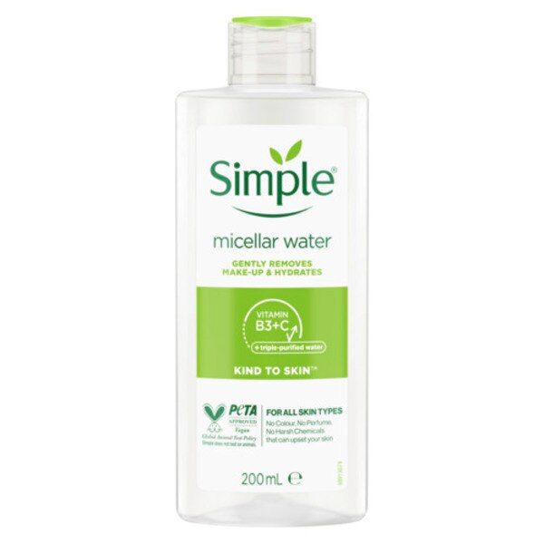 Simple Kind to Skin Micellar Cleansing Water 200ml GOODS Superdrug   