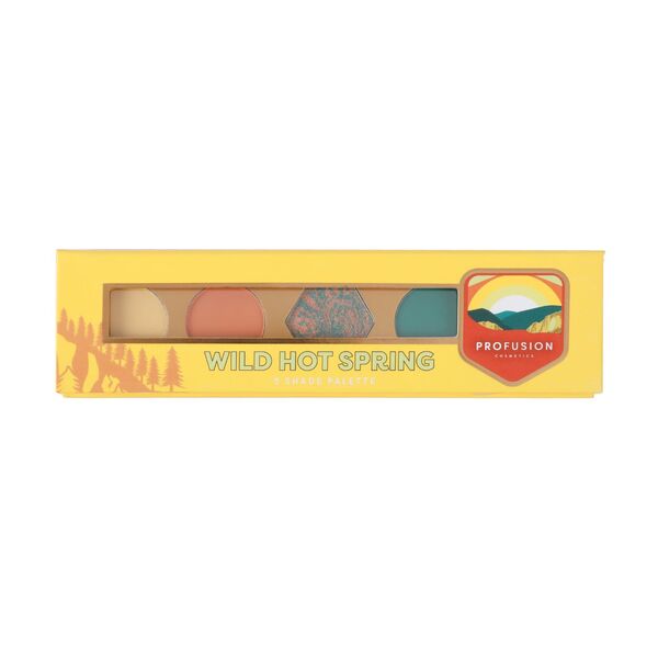 Profusion Wild Hot Spring palette 5 shade imported from the UK