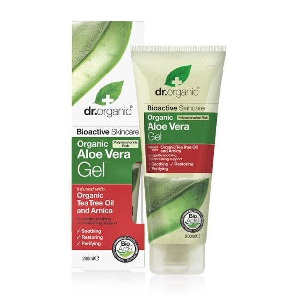 Dr Organic Aloe Vera Gel with Tea Tree 200ml - British product