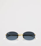 Ray-Ban metal oval sunglasses RB3767, UK version