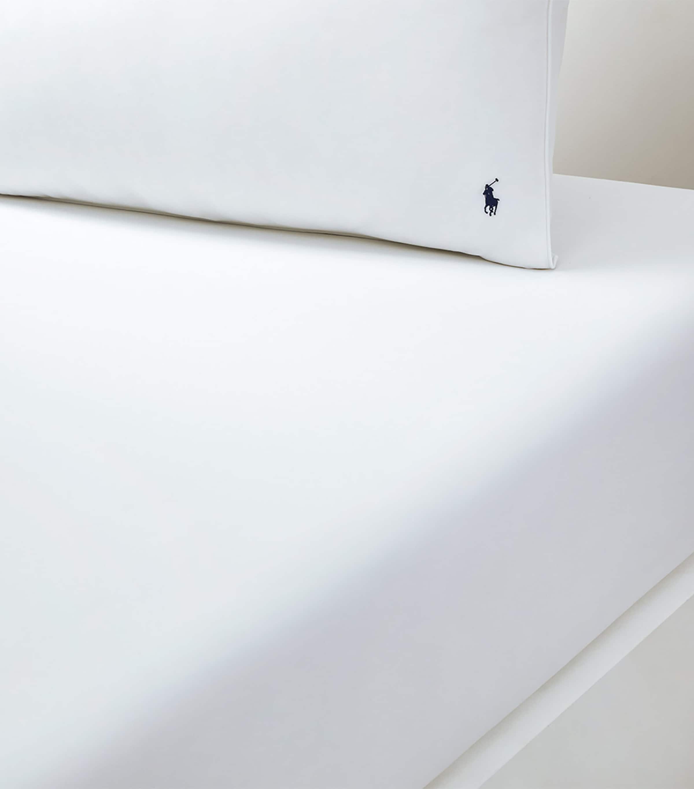 Ralph Lauren Polo Player Super King Fitted Sheet, imported from the UK