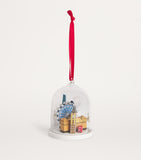 Harrods glass London skyline dome tree decoration 9cm - British product
