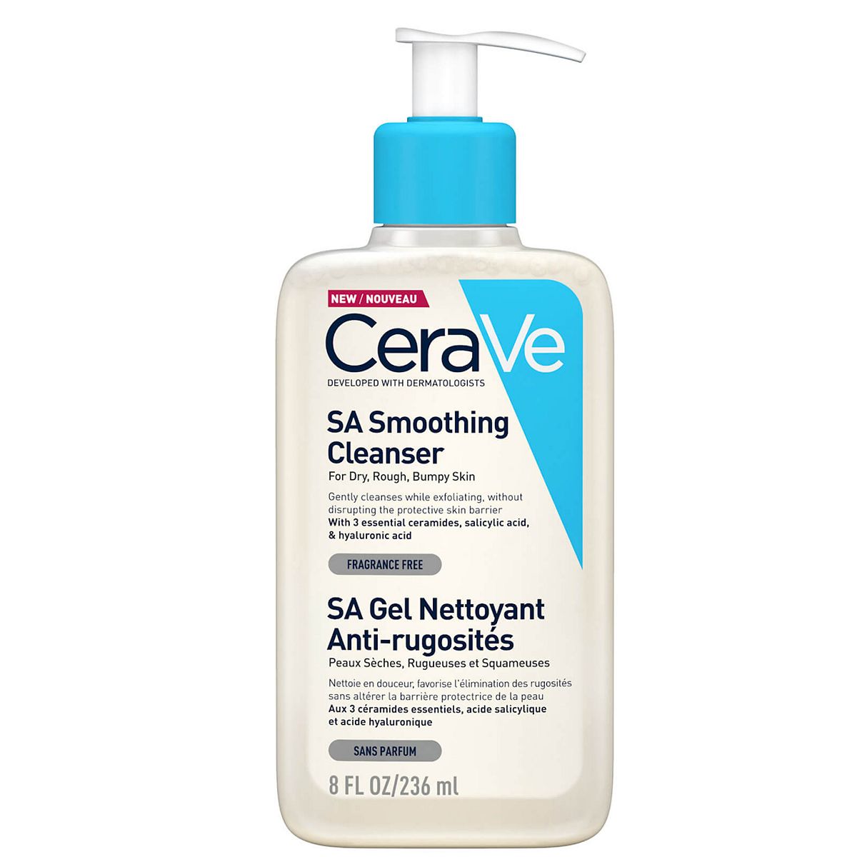 CeraVe SA Smoothing Cleanser with Salicylic Acid 236ml GOODS Boots   