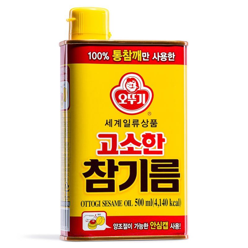 Ottogi sesame oil L bottle, imported from the UK